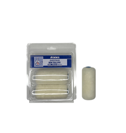 Sheepskin Mini Rollers 90mm-12mm Nap Pk of 2