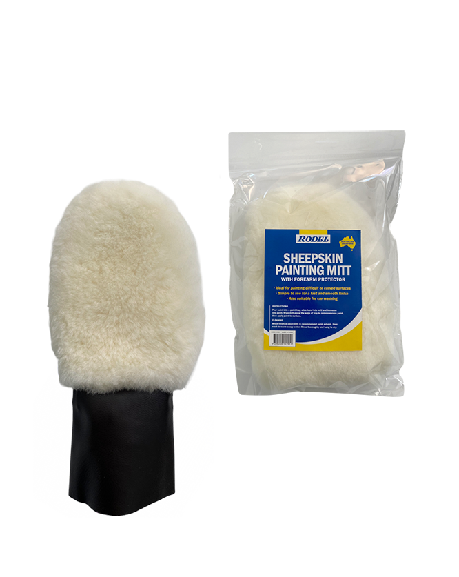 Sheepskin Painting Mitt Without Thumb